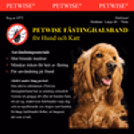 Petwise Flåtthalsbånd for Hund Medium/Large 40-70cm