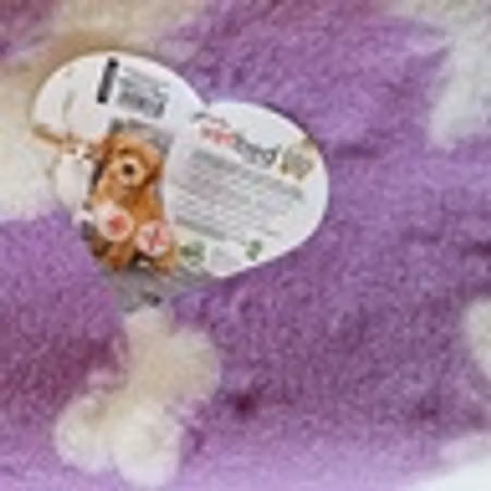 Vet Bed (75x50cm) Lilac with white butterflies