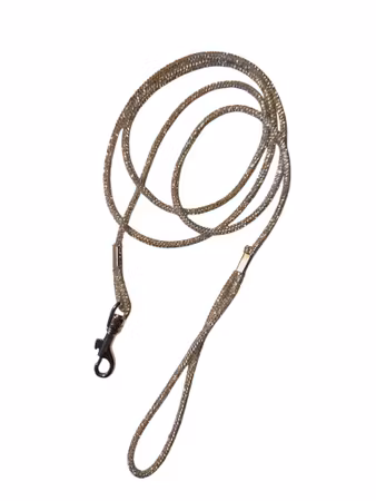 Hemeli Design Utstillingsbånd sølv glitter/sølvkrok ca 80 cm