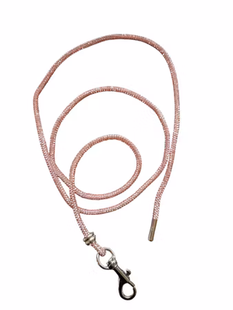 Hemeli Design Utstillingsbånd rosa glitter/sølvkrok ca100cm