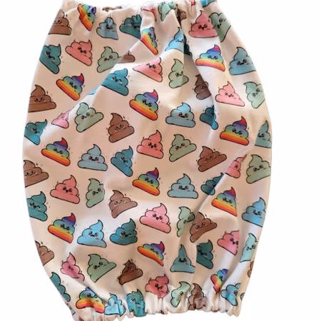Matørehette Multicolour "Poop" M