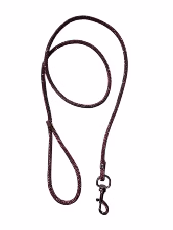 Hemeli Design Utstillingsbånd rosa glitter/sølvkrok ca100cm