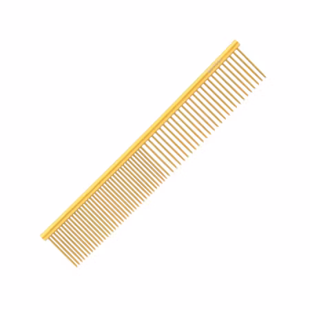 So Posh Golden Metal Comb Classic M (18cm)