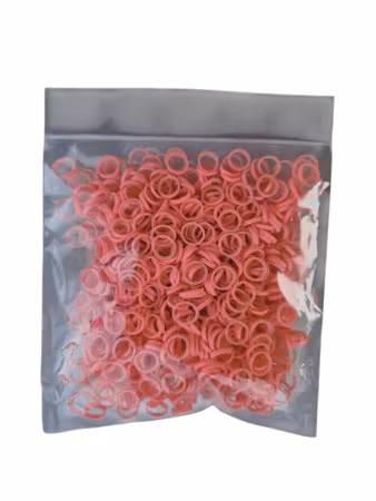 Lainee Latex strikk 1/4" Small Size, Medium Weight, Corall