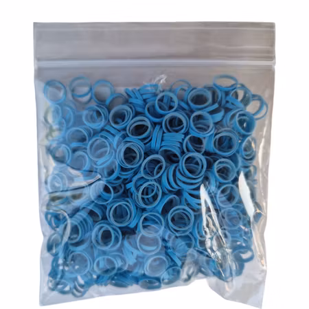 Lainee Latex strikk 5/16" Medium Size, Medium Weight, Baby Blue