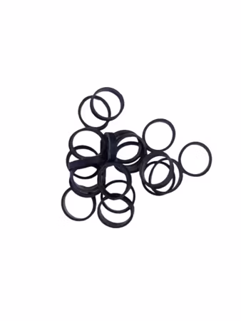 Lainee Latex strikk 5/16" Medium Size, Medium Weight, Black