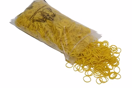 Lainee Latex strikk "Wrapping Band", Yellow