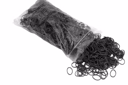 Lainee Latex strikk  "Wrapping Band", Black