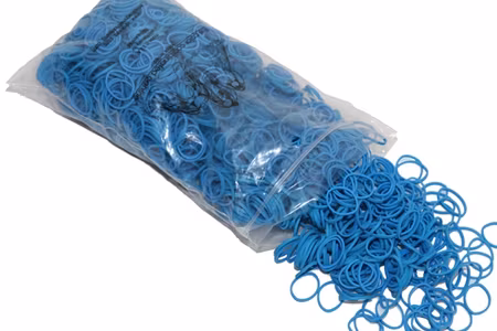 Lainee Latex strikk "Wrapping Band", Turqoise 1800stk/16mm