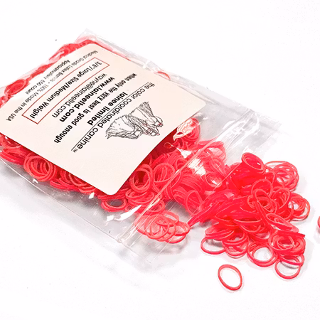 Lainee Latex strikk 3/8" Large Size, Medium Weight, Shocking Pink