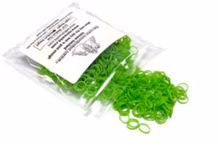 Lainee Latex strikk 5/16" Medium Size, Medium Weight, Neon Green