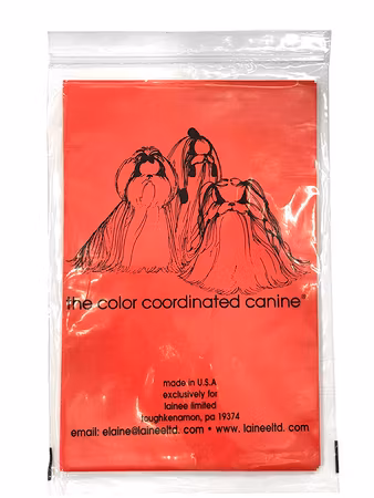 Lainee Plastic Paper Wraps Long 15x30cm, Red