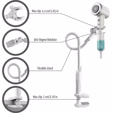 TAURO PRO LINE Dryer Holder (passer til de fleste fønere/blåsere)