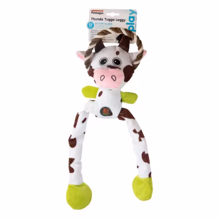 Petstages Hundleksak Thunda Tugga Leggycow 38cm