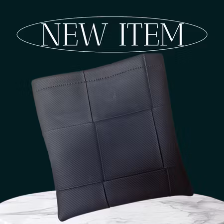 Godbitlomme Sort røfft flettemønster