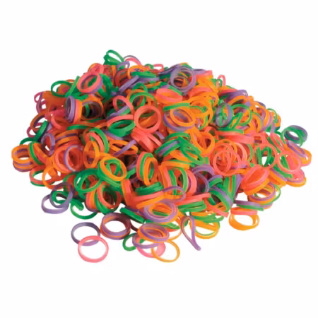 Show Tech Latex Bands Neon Medium-Medium - 1000 pcs Top Knot