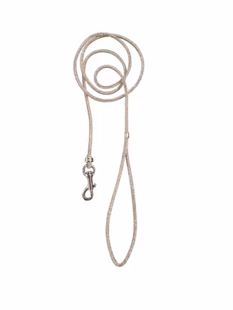 Hemeli Design Utstillingsbånd sølv glitter/sølvkrok ca110cm