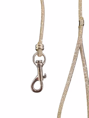 Hemeli Design Utstillingsbånd sølv glitter/sølvkrok ca110cm