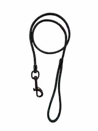 Hemeli Design Utstillingsbånd mørk grønn glitter/anthracite krok ca80cm