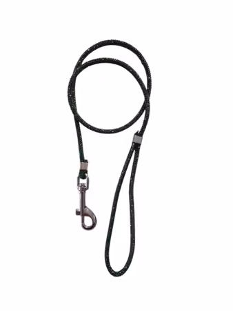 Hemeli Design Utstillingsbånd mørk grønn glitter/sølv krok ca80cm