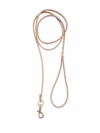 Hemeli Design Utstillingsbånd gull glitter/gull krok ca110cm