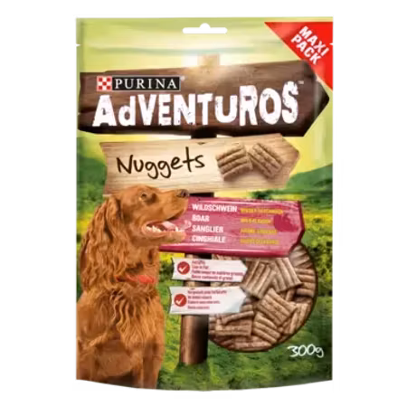 Purina ADVENTUROS Nuggets med smak av Villsvin