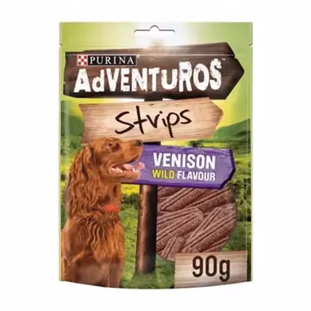 Purina ADVENTUROS Strips med smak av Vilt