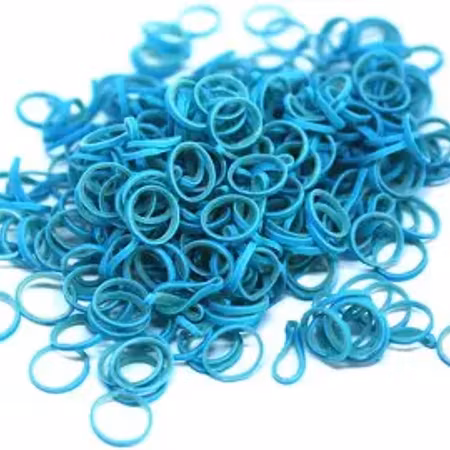 Lainee Latex strikk 3/8" Large Size, Medium Weight Baby Blue