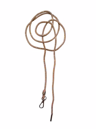 Hemeli Design Utstillingsbånd multicolour glitter/sølv krok ca120cm