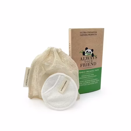 Always Your Friend  Reusable Organic pads 6stk