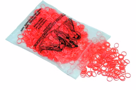 Lainee Latex strikk 3/8" Large Size, Medium Weight, Coral