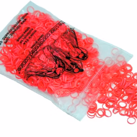 Lainee Latex strikk 3/8" Large Size, Medium Weight, Coral