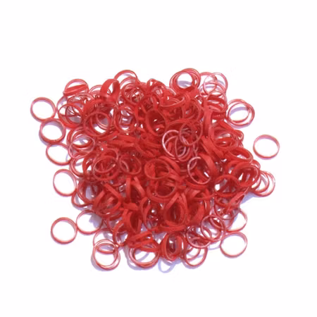 Lainee Latex strikk 3/8" Large Size, Medium Weight, Red