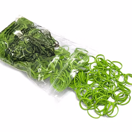 Lainee Latex strikk 3/8" Large Size, Medium Weight, Hot Green