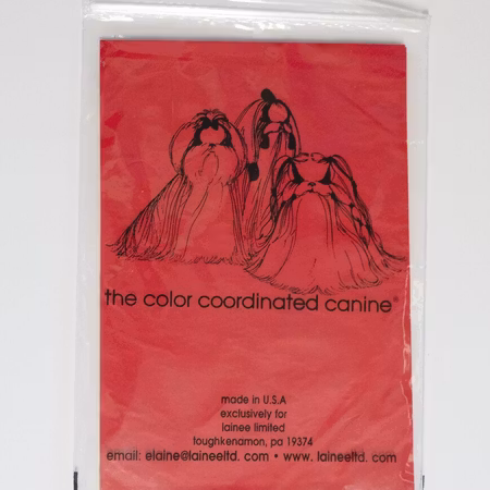 Lainee Plastic Paper Wraps, Red