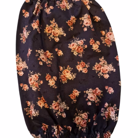 Matørehette Blå m/blomster M