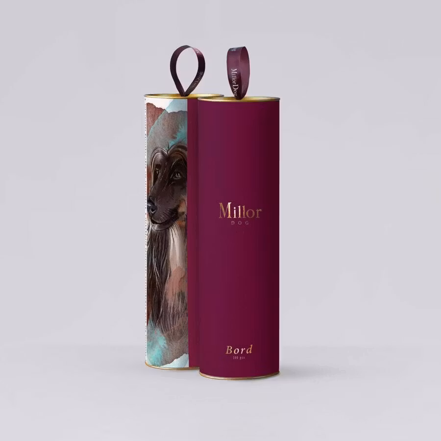 MILLOR DOG - WRAPS TP FOIL BORDEAUX 100stk