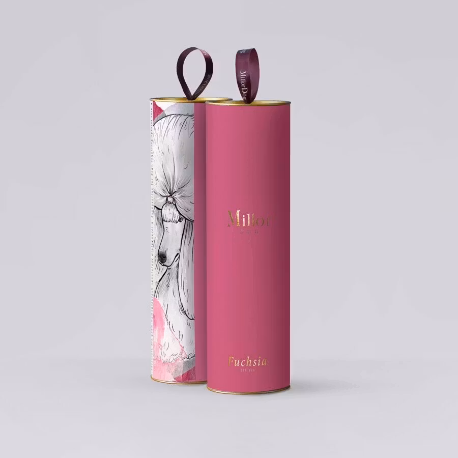 MILLOR DOG - WRAPS TP FOIL FUSHIA 100stk