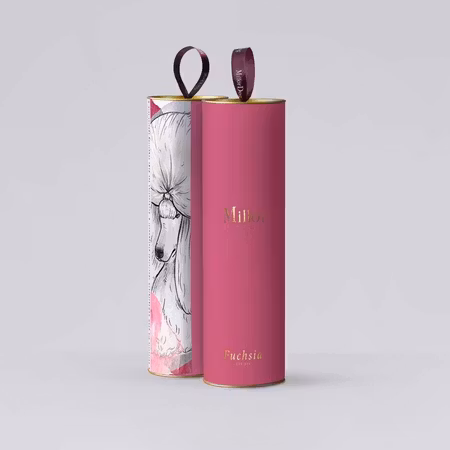 MILLOR DOG - WRAPS TP FOIL FUSHIA 100stk