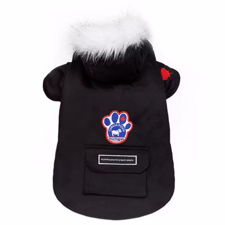 Canada Pooch Winterwilderness Jakke Svart