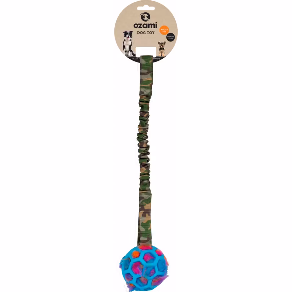 Play-n-tug Ball With With Crinklegreen Cammo 50cm