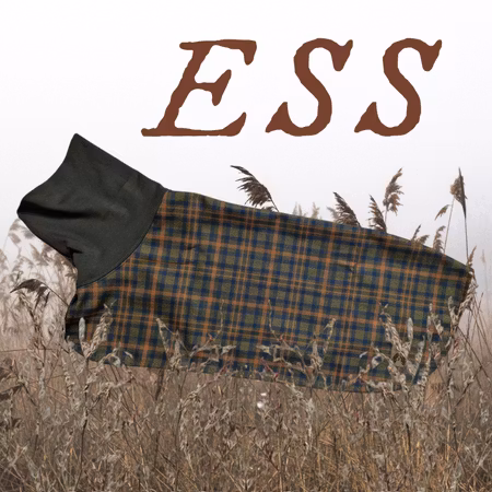 Silkedekken grønn rutet gabardin L