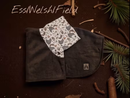 Fleece tørkedekken mørk brunt L