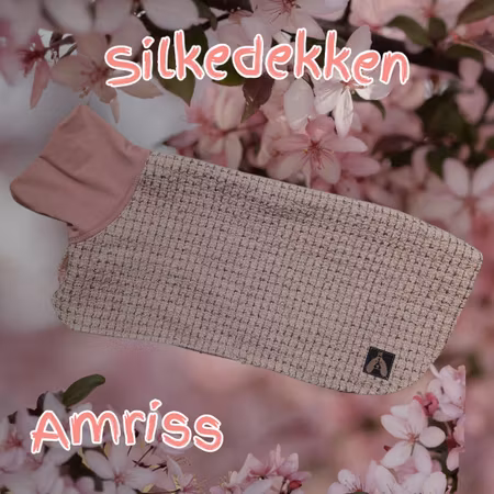 Silkedekken rosa "Chanell" XS