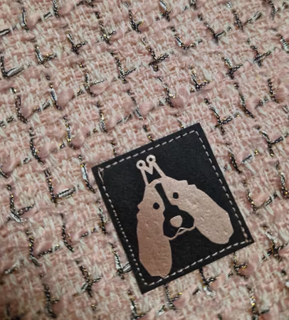 Silkedekken rosa "Chanell" XS