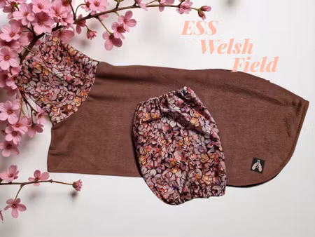 Fleece tørkedekken sett støvet plomme M