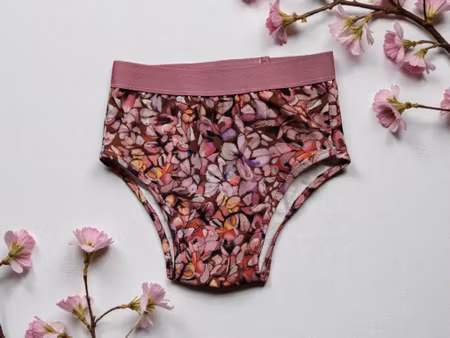 Tispetruse mønstret bomullsjersey L