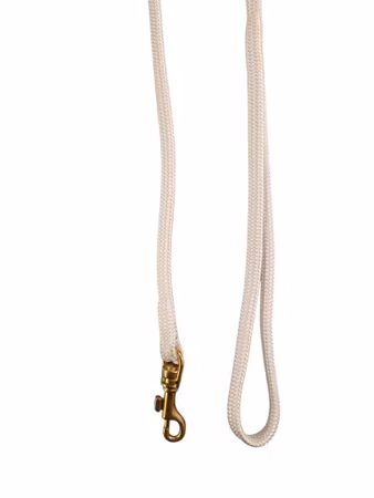 Show Tech Utstillingsline 7mmx84cm flat nylon med gull krok