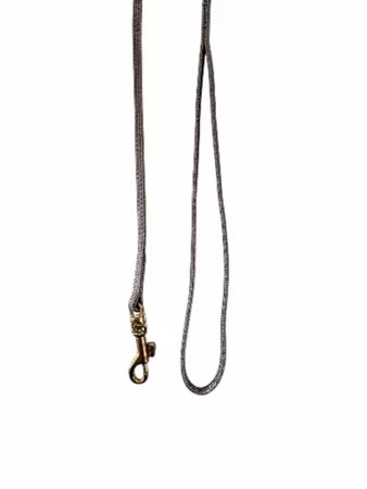 Show Tech Utstillingsline 5mmx84cm flat nylon med gull krok