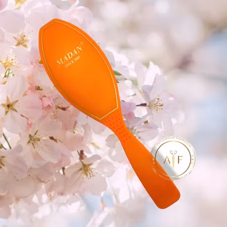 MADAN Pin Brush Medium ORANGE (medium hard pute)